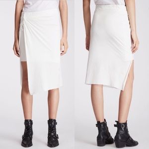 All saints sur slit cotton skirt